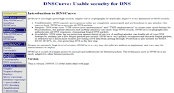 Desktop Screenshot of dnscurve.org