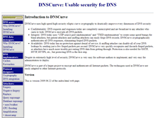 Tablet Screenshot of dnscurve.org